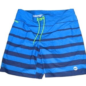 VINEYARD Vines blue striped board shorts size 36